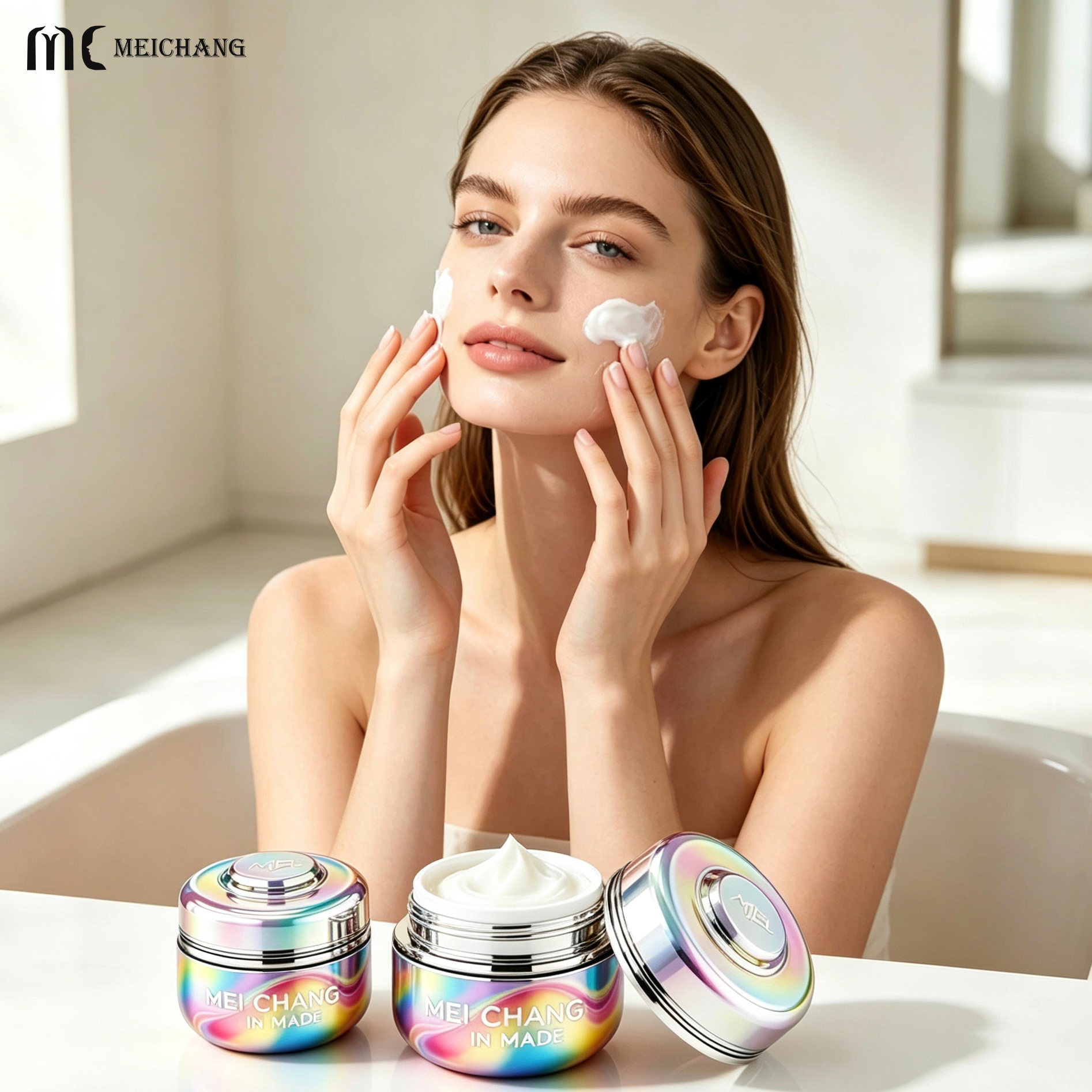 Refillable Glass Skincare Packaging Set with Freshness-Sealing Design for Sustainable Beauty Brands