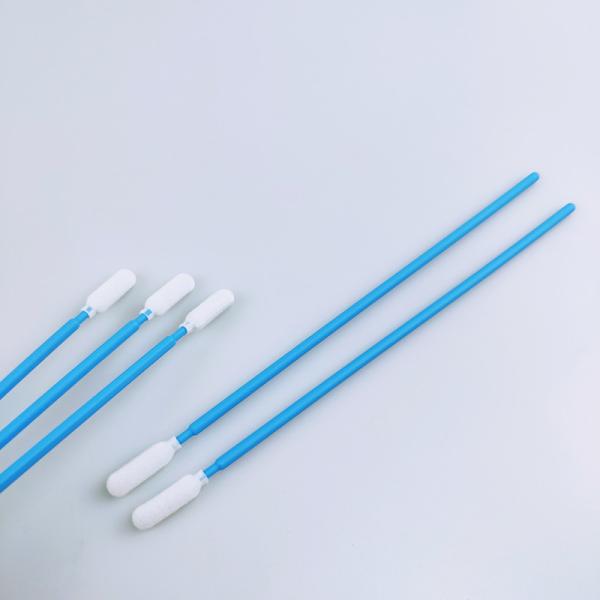 Blue Handle Foam Cleaning Swabs Jewelry Fine Powders Remove