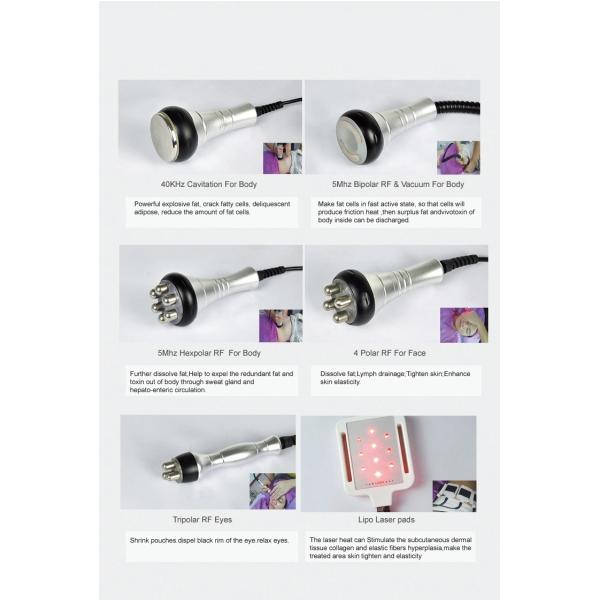 Multifunction Body Slimming Ultrasonic Weight Loss Vacuum Roller+ Laser+RF+ Cavitation+LED Slim Machine