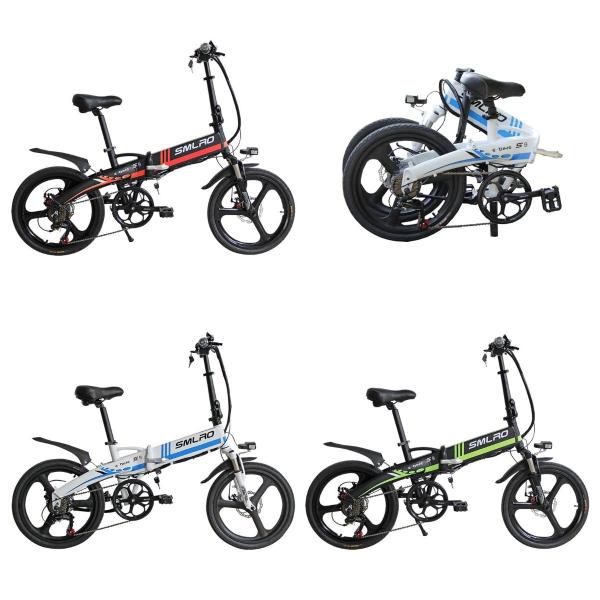 0.35kw 20 Inch Fat Tire Folding Electric Bike 20mph 6061 Alu Foldable Frame