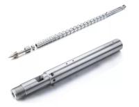 Tornillo y barril del gemelo del LDPE del HDPE para la máquina plástica del extrusor