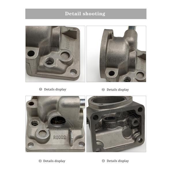 УДАРЕННОЕ снабжение жилищем термостата запасных частей 6D34 6D31 строительной техники для ME110026