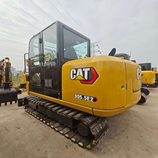 Used CAT 305.5E2 Hydraulic Crawler Excavator Engine PLC-Low Price High Quality Assurance Used Excavator for Farm