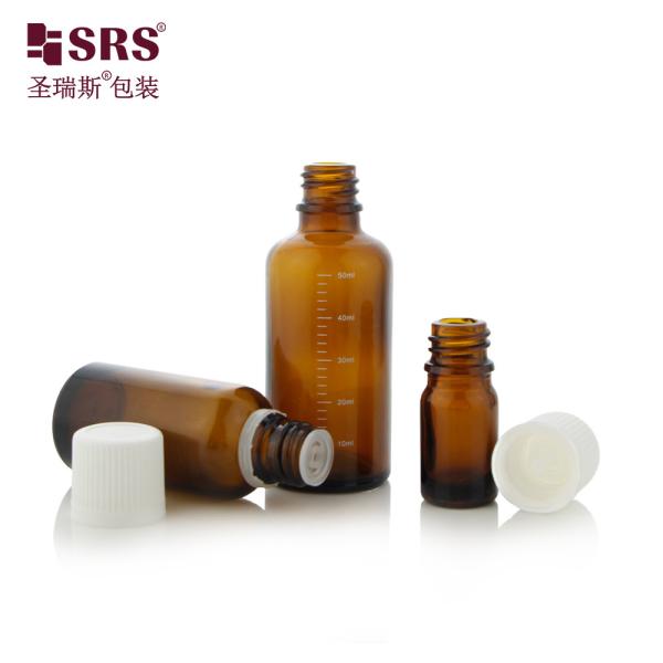 5ml 10ml 15ml 30ml 50ml 100ml 18/415 Child Proof Cap Glass Essential Oil Roller Ball Bottle