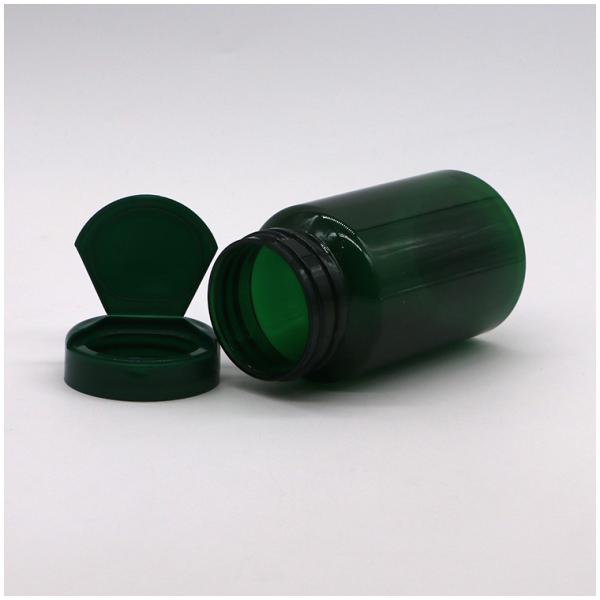 PET 150 ml Bouteille bouche large Bouteilles en plastique vides 5 oz Récipients de capsules avec capuchon pliable