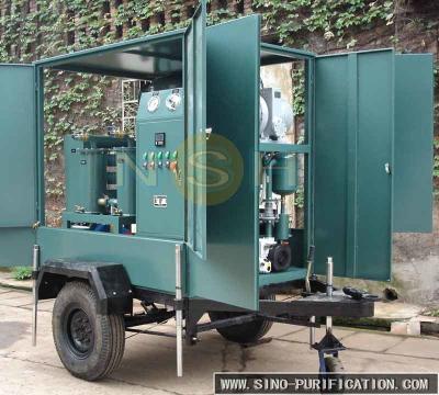 Dehydrated Lubricating Oil Purifier Degassing Turbine C