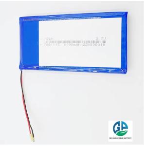 30C High Discharge Rate 10000mAh Li Polymer Battery 7661115 Model Rechargeable Lithium Polymer Battery for iPhone