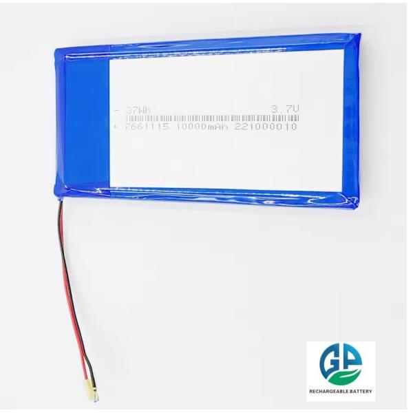 30C High Discharge Rate 10000mAh Li Polymer Battery 7661115 Model Rechargeable Lithium Polymer Battery for iPhone