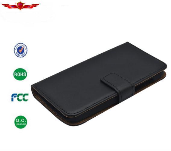 Wholesale Anti-Shock Genuine Leather Wallet Case for Motorola E Multi Colors