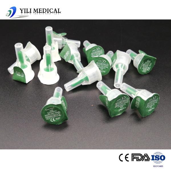 Medica Insuficiente Pen Agulha Diabético Inofensivo Silicone Lubrificante Revestimento