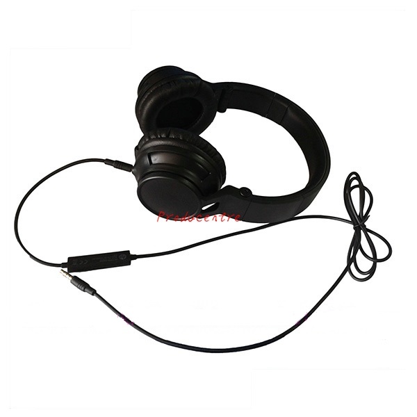 cool style black bass headphone with noise cancelling for musician with excellent rotate structure and soft ear pads
