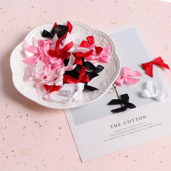 Поддержка 7 дней Образец заказа Время выполнения Сатинные луки для упаковки бутылок вина и парфюмерии