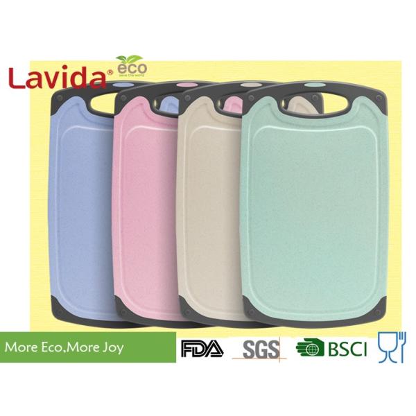 Non - Odor Bamboo Fiber Tray Cutting Board Easy Cleaning Unbreakable For Home Restaurant