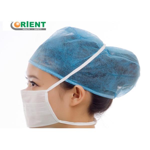 Non Irritating Disposable 3 Ply Face Mask OEM With Double Nonwoven Ties