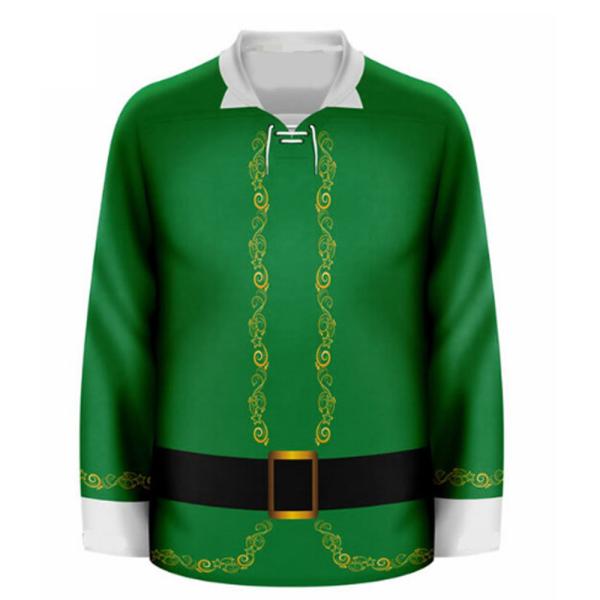 Printing Custom Sublimated Ice Hockey Jerseys Washable Non Fading