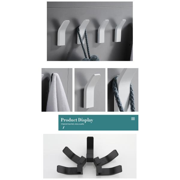 Waterproof Moisture Proof Strong Bearing Capacity Wall Hangers Hooks Adhesive Hooks for Bathroom and Kitchen