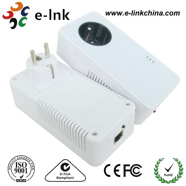 adaptateur d'injecteur de PoE de ligne à haute tension de la fonction émulation 1200Mbps avec la prise de puissance