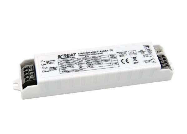 Temps 3h de secours de la puissance 5W de conducteur de secours de LED et LiFePO4 batterie externe KE003-05M180HE