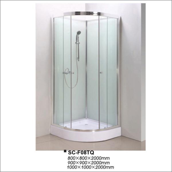 Waterproof Modern Quadrant Shower Enclosure Curved Corner Shower Units