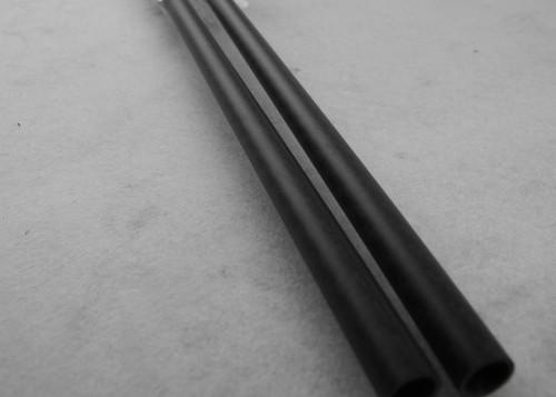 Fibre de carbone d'OD10mm ID8mm 1000mm sifflant la finition tissée par sergé de 3K Matt