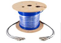 CPRI Waterproof o conector exterior da tomada dos núcleos do conjunto de cabo IP67 da fibra ODC 4