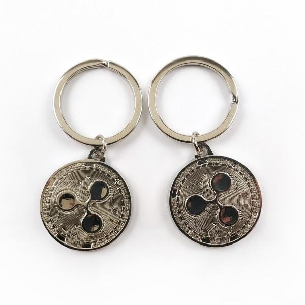 Antique Silver Promotional Custom Coin Key Ring with Custom Keychains from Top Suppliers