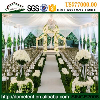 Luxury Durable Aluminium Alloy Clear Span Wedding Party Tent 20 X 75m