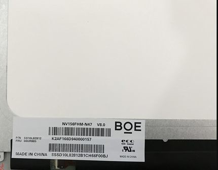 NV156FHM-N47 BOE 15,6 дюйма 1920 * 1080 ПК LCD модуль