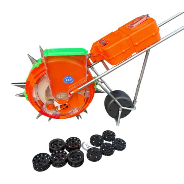 Manual Sowing Machine with Fertilizer Box for Hills 0.5-5cm Adjustable