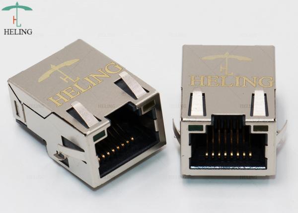 Entrada lateral magnética Shell protegido bronze dos jaques modulares de montagem de superfície do gigabit
