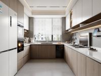 Furniture Supplier Model Lacquer Cabinet Kitchen With Led Light