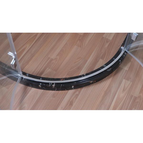 900С900С1900 6ММ закалило стеклянным прикрепленное на петлях профессионалом приложение ливня квадранта, изогнутые угловые блоки ливня