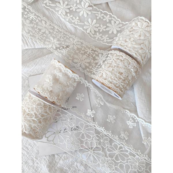 65 мм лента из полиэфирного кружева для украшения свадьбы и упаковки подарков