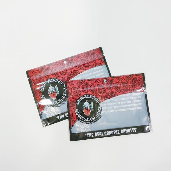 Glossy Printed Custom Plastic Zip Bags For Tools Packaging With Euro Hole