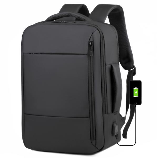 Anti-Theft Waterproof Laptop Backpack with RFID & USB Solar Panel