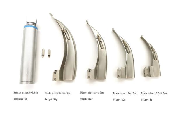Best Selling Fiber Optic Bulb Flexible Laryngoscope Setbest Price Set Bulb Flexible Laryngoscope Fiber Optic