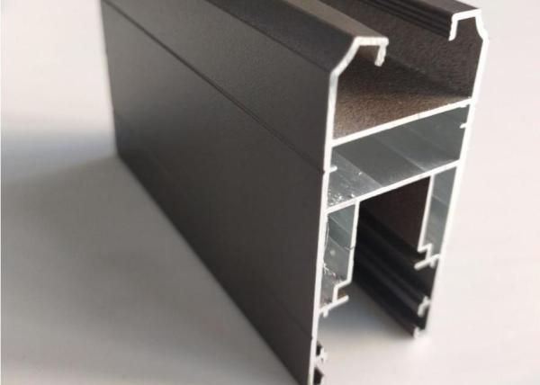 Anodized Aluminum Sliding Door Profile 6000 Series Corrosion Resistance