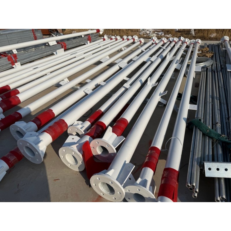 27M Strong 3 Legged Tubular Steel Tower with ASTM A36 and A572 Gr50 Steel Grades for Telecom and Microwave Communication Towers