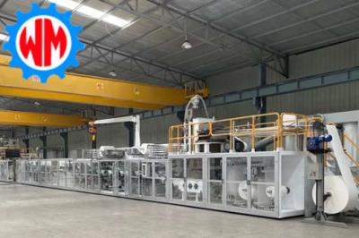 Professional Design High Speed Full Servo Lady Pant Production Line PLC Control Easy Operation