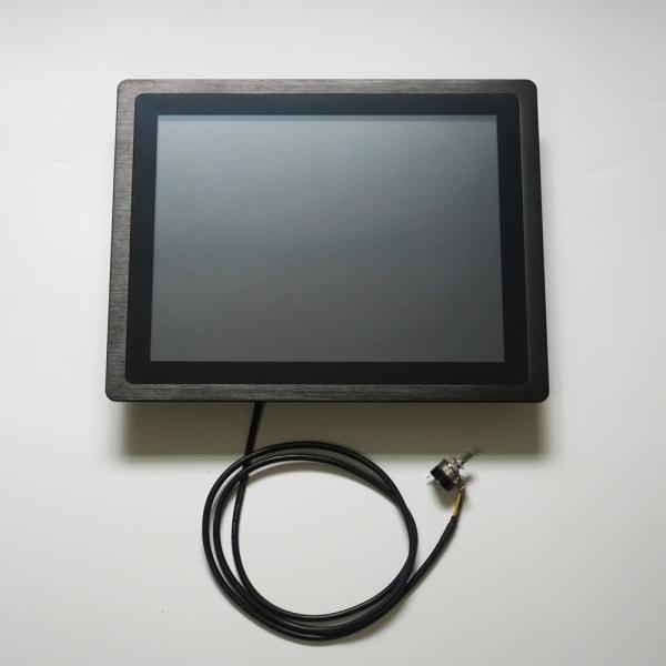 5 случай алюминиевого сплава монитора 24/7h экрана касания провода сопротивляющийся с кнопкой Diming