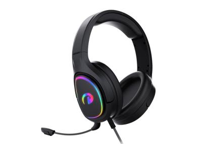 FCC ergonômico POK da sensibilidade do fones de ouvido do jogo do RGB da faixa
