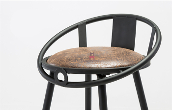 Табуретки металлического стержня Бакрест коммерчески с кожаными местами/выдолбили - вне конструируйте