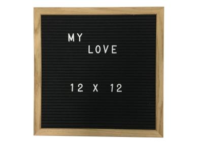 12 In Wooden DIY Felt Message Board Notice Changeable Letters For Quotes