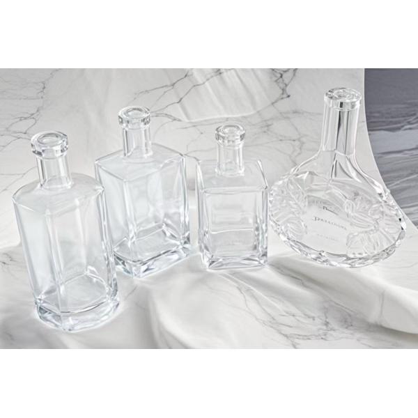 3000ml Cystal Head Vodka Glass Bottle /super flint glass material
