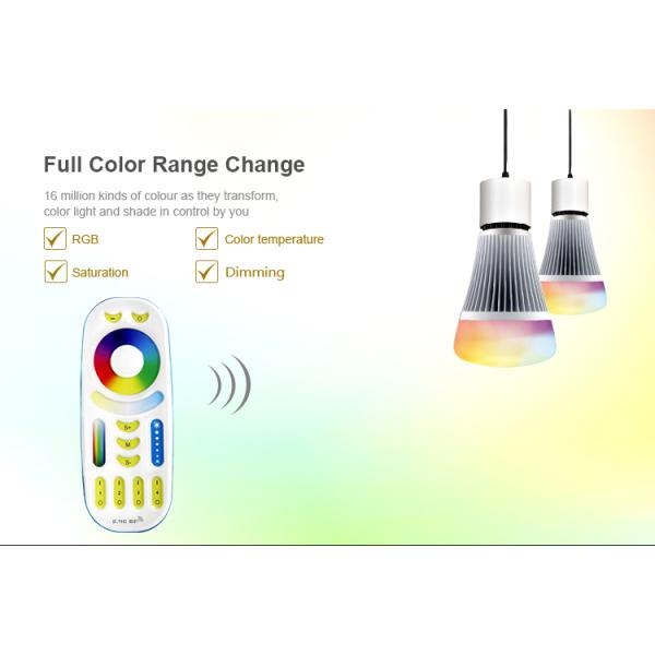 Milight 2.4GHz 4 Zone RGB+CCT Remote Controller RGB with CCT adjustable Dimmer