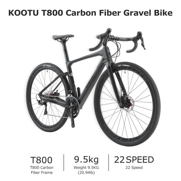 22 Speed Carbon Fibre Gravel Bike , Grey Shimano 105 R7000 Bike