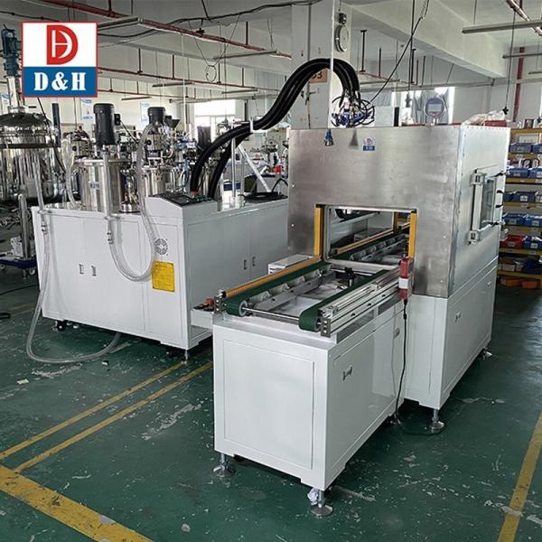 Máquina de empilhamento a motor elétrico para materiais AB em equipamento de vácuo de peças de semicondutores