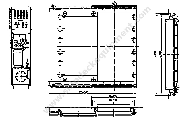 Marine Hydraulic Sliding Watertight Door | Below-Waterline Bulkhead Closure