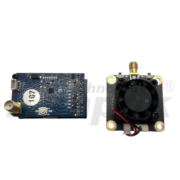 1.7G 6W ドローンビデオ伝送送信機と受信機コンボキット 高出力 低遅延 FPV用