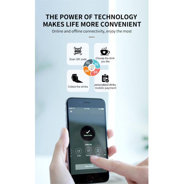 220ВАК Автоматический чайный кофейный автомат с морозильной машиной